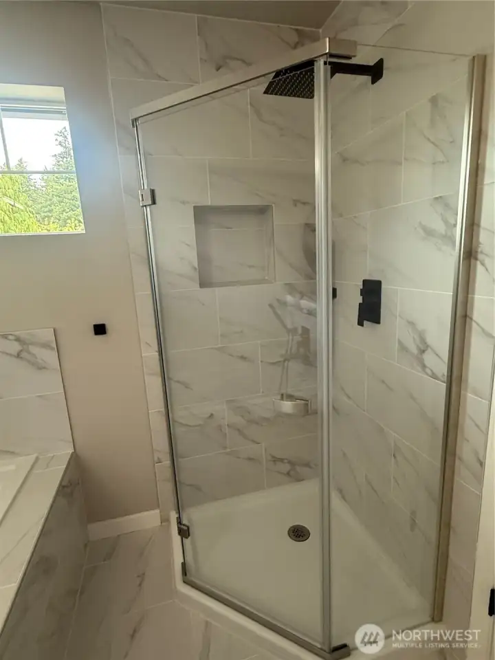 Primary Bedroom Corner Shower