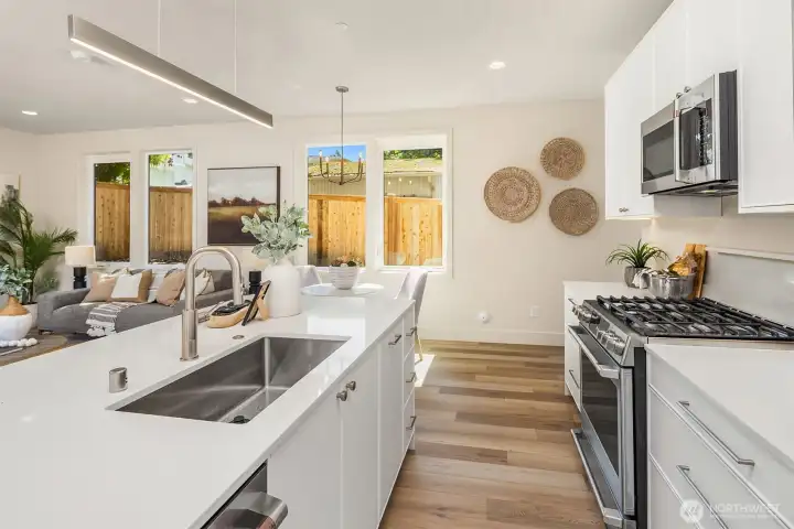 *photos are of 813, which features a reverse floor plan