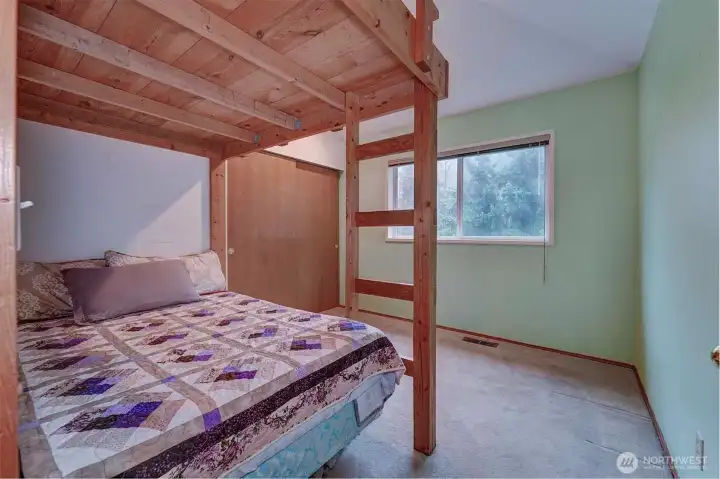 Bedroom #2  Built in Bunk - full size