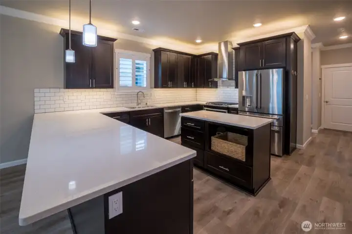 So many cabinets for storage, so much counter space for prep, projects and favorite small appliances.