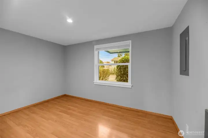 Second of three bedrooms