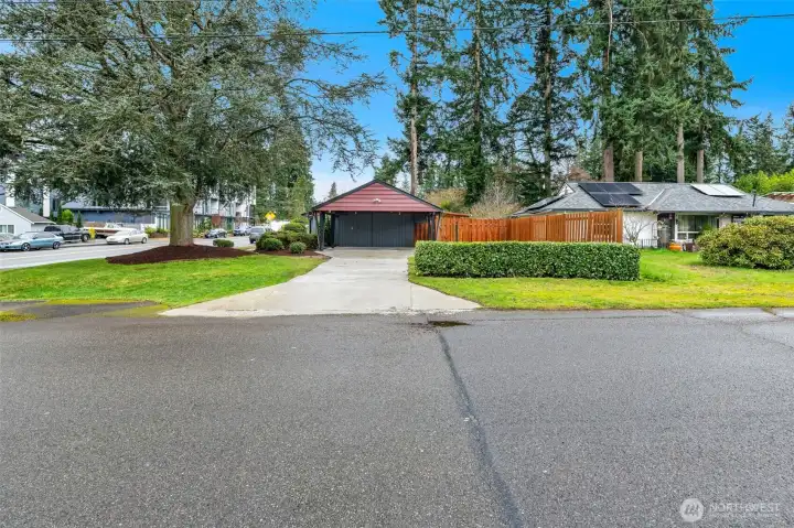 Lots of parking covered or driveway