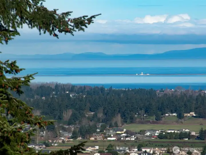 Big Views- The Strait-Lighthouse- Vancouver Island- Cascade Mts.