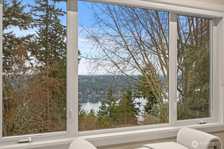 View from primary bedroom