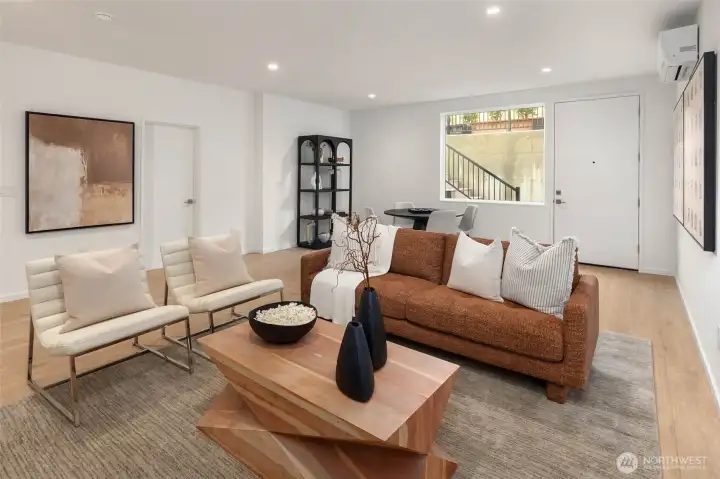 Lower level ADU with private entry