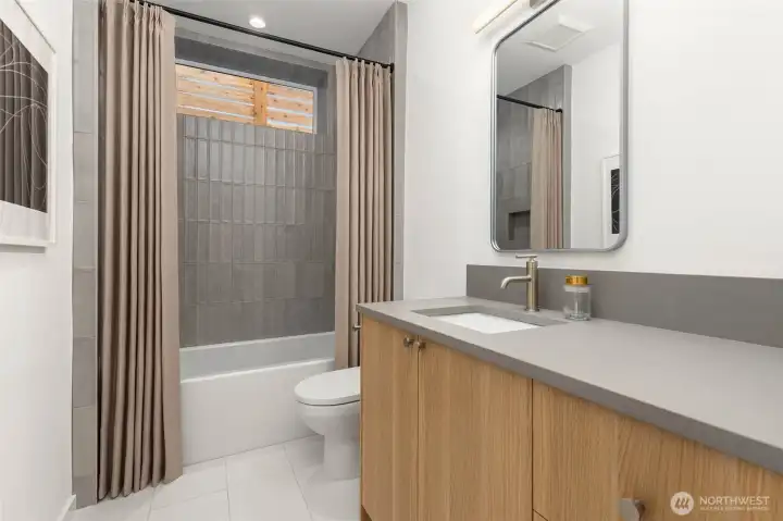 Lower level ADU with private entry