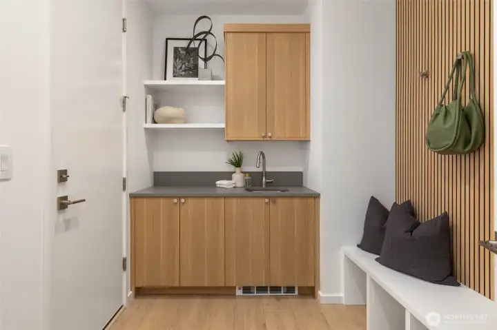 Lower level ADU with private entry