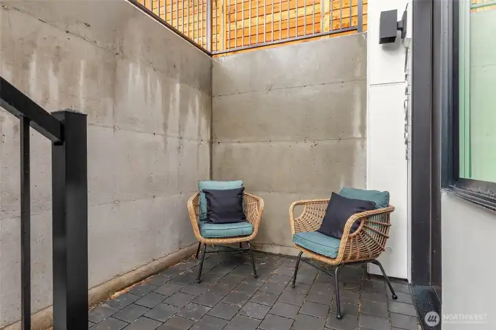 Lower level ADU with private entry