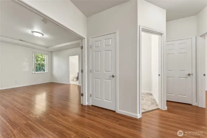 Hall --> Primary Suite