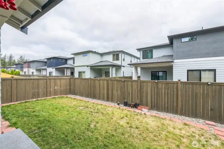 Backyard with Fence surrounded
