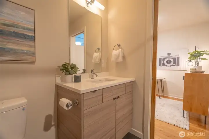 Lower level bath Lower level bath