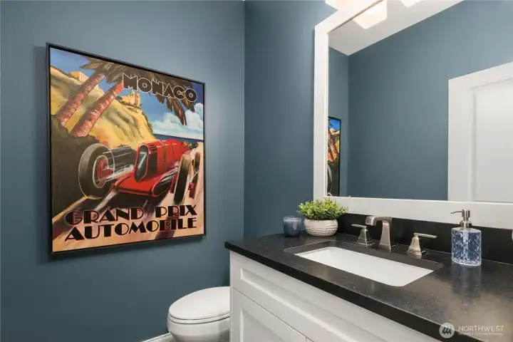 Main floor powder room.