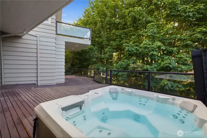 Hot Tub and Deck Hot Tub and Deck