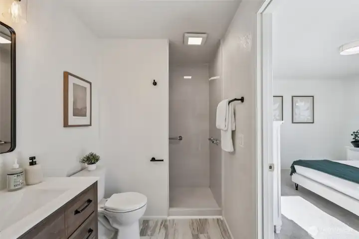 Primary Bathroom with walk-in shower