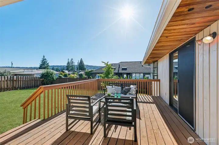 Backyard deck