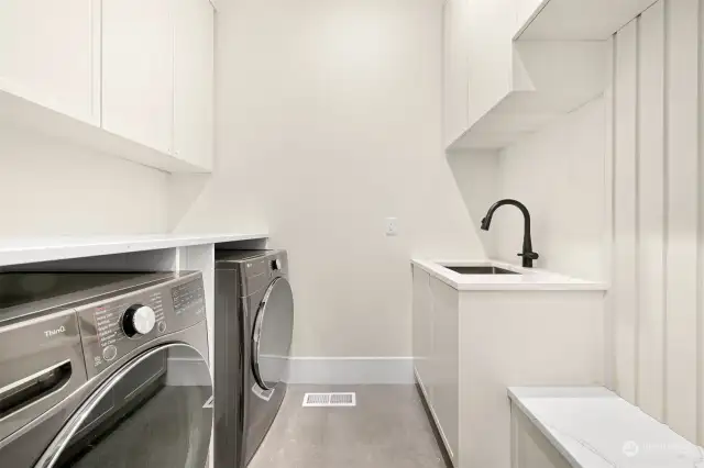 Laundry room.