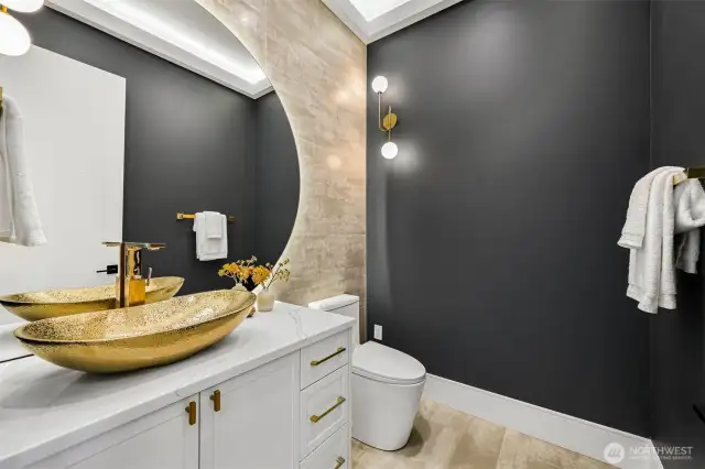 Powder bathroom.