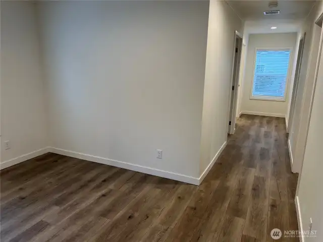 Hallway to secondary bedrooms.