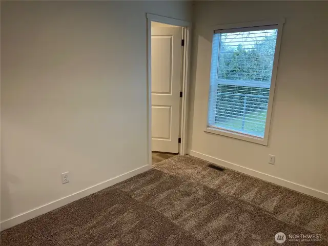 Bedroom 2 with walk in closet.