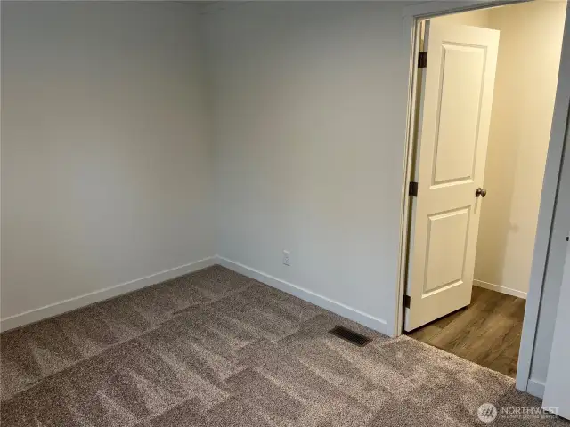 Bedroom 3 with walk in closet.