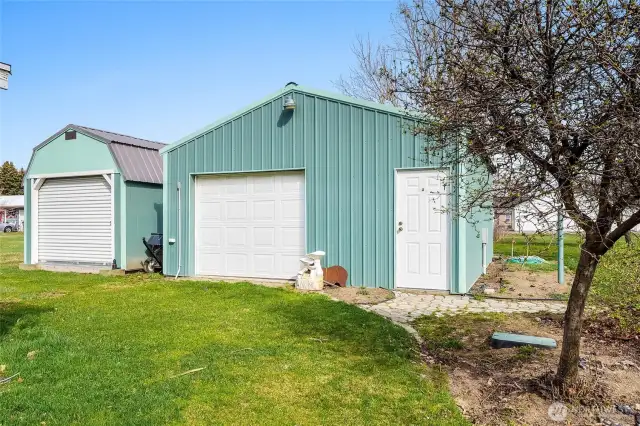 12x20 lawn shed & 20x24 powered shop