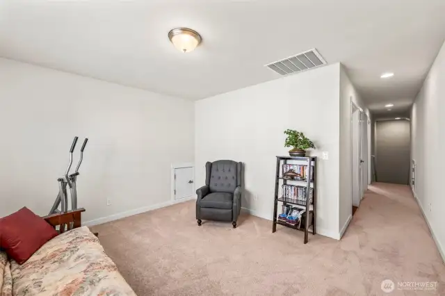 Bonus room reverse angle
