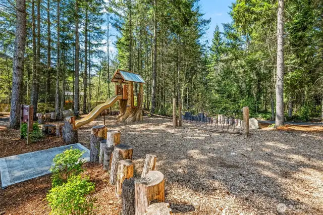Neighborhood park with trails