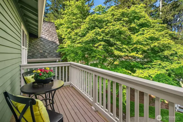 Private deck off the primary bathroom.