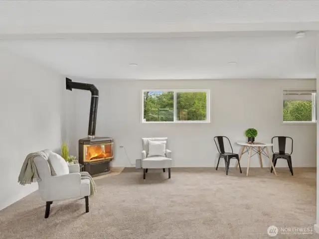 additional living space in "guest suite"