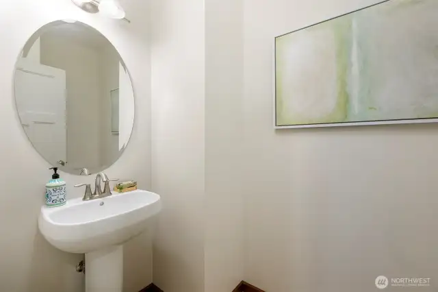 Main floor powder room
