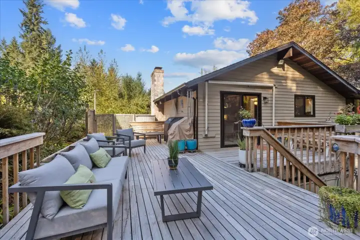 Extra large deck