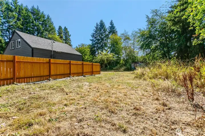 Yardspace Behind Structures