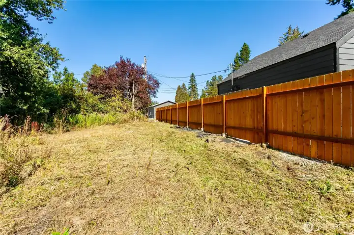 Yardspace Behind Structures