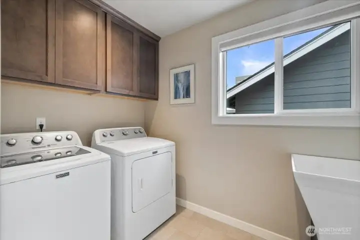 Upstairs laundry