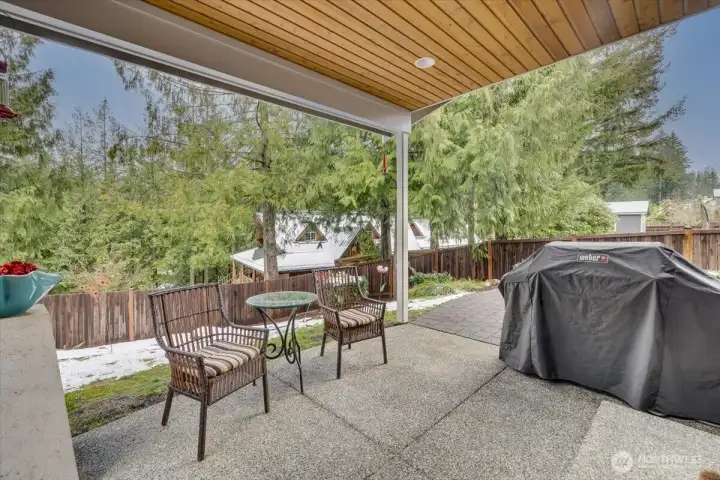 Covered patio