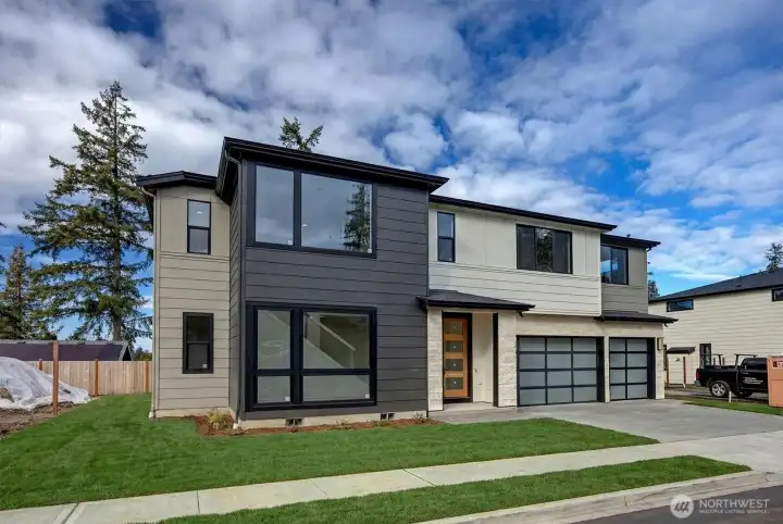 Actual photo of lot 3; home is still under construction.