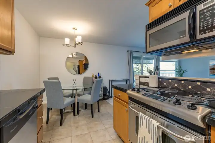 Kitchen and dining room