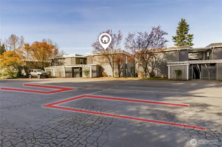 Enjoy peace and quiet in this boutique 12-unit complex. Includes two assigned parking spaces.