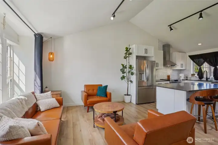 Living Room by kitchen and entryway