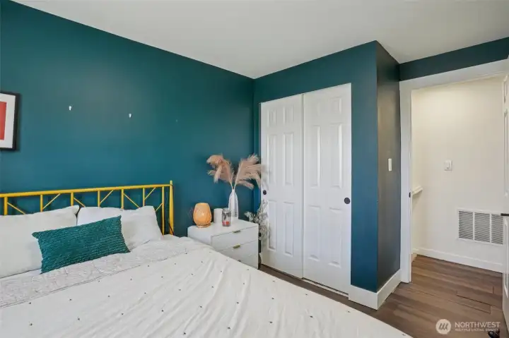 1 of 3 bedrooms upstairs