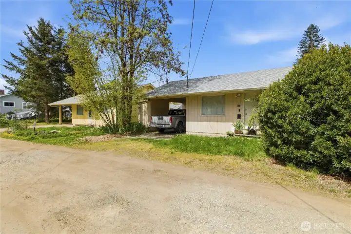 Here is the front of both properties.