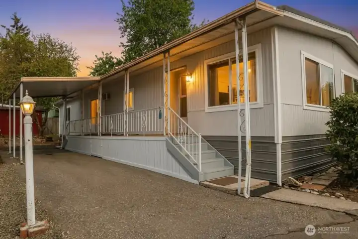Carport for 2 cars.