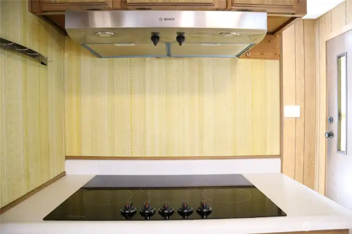 New stove top & hood.