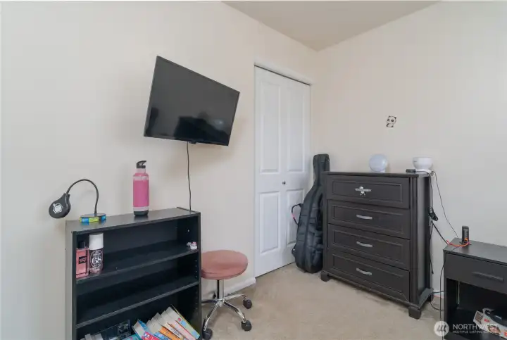 Another view of bedroom 2. Bedroom 3 similar