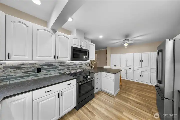 Kitchen with counter space galore