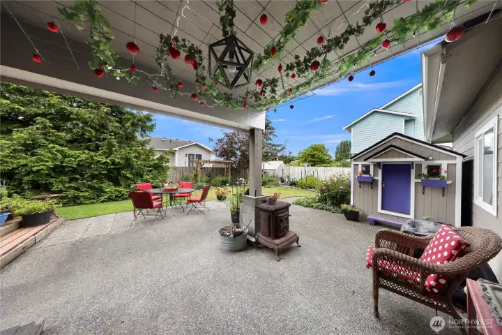 Shed/Playhouse is negotiable for an additional cost