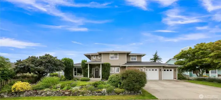 3 car garage and plenty of driveway parking