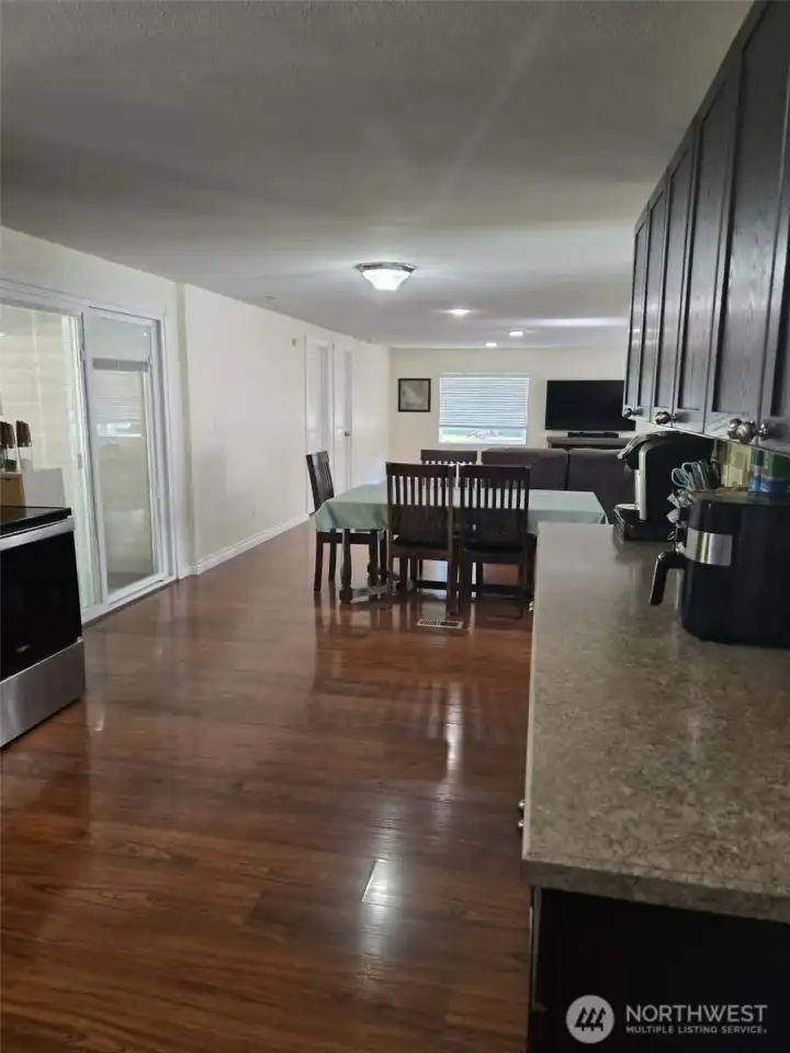 From Kitchen through great room