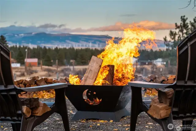 Teanaway firepit, locally crafted.