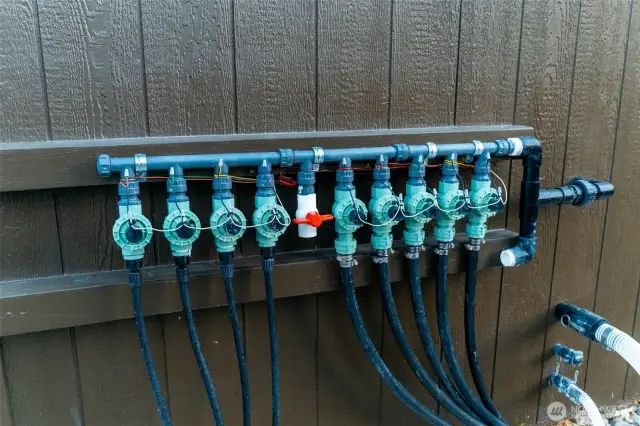 Zoned irrigation sysem